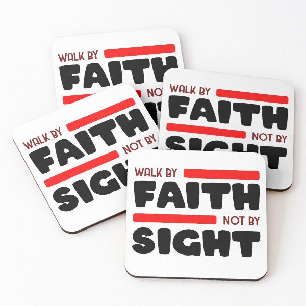 Item preview, Walk By Faith Not By Sight Bible Verse 2 Corinthians 5:7 designed and sold by Roland1980.