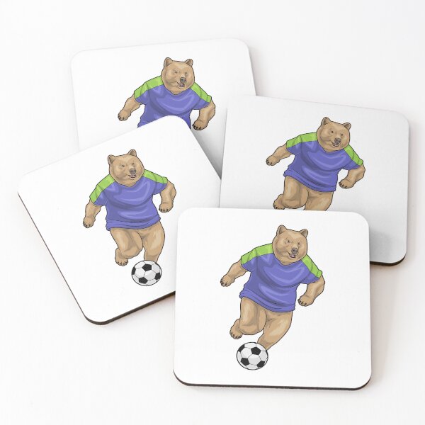 Item preview, Bear Soccer player Soccer designed and sold by Snabdesign84.