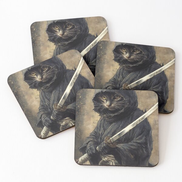 Item preview, Japanese Cat Ninja designed and sold by bapupa.