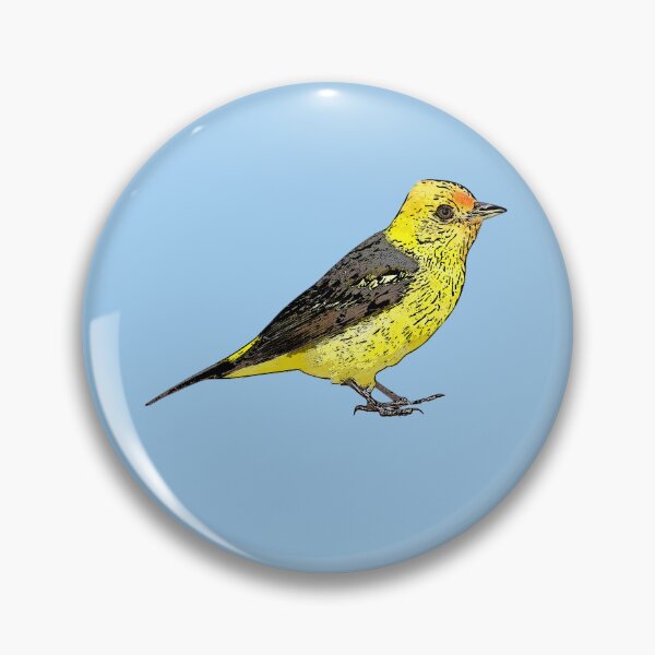 Item preview, Western Tanager Black Alternate Design  designed and sold by designsasstultd.