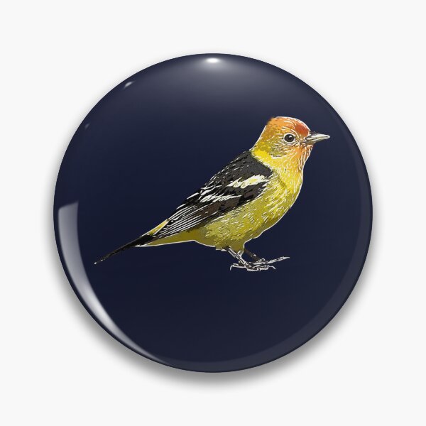 Item preview, Western Tanager White Alternate Design  designed and sold by designsasstultd.