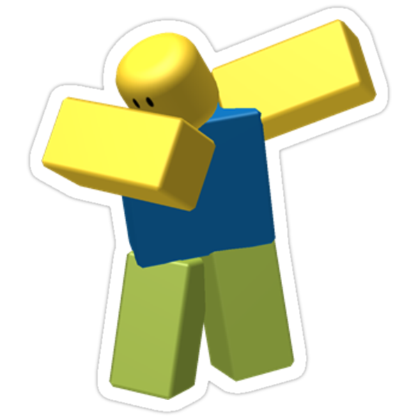 "Dabbing Noob, Roblox Meme" Stickers by MemeStickersCo 