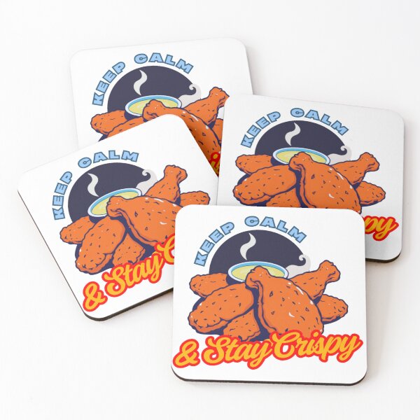 Item preview, Fried Chicken - Keep Calm & Stay Crispy designed and sold by DigiSudu.