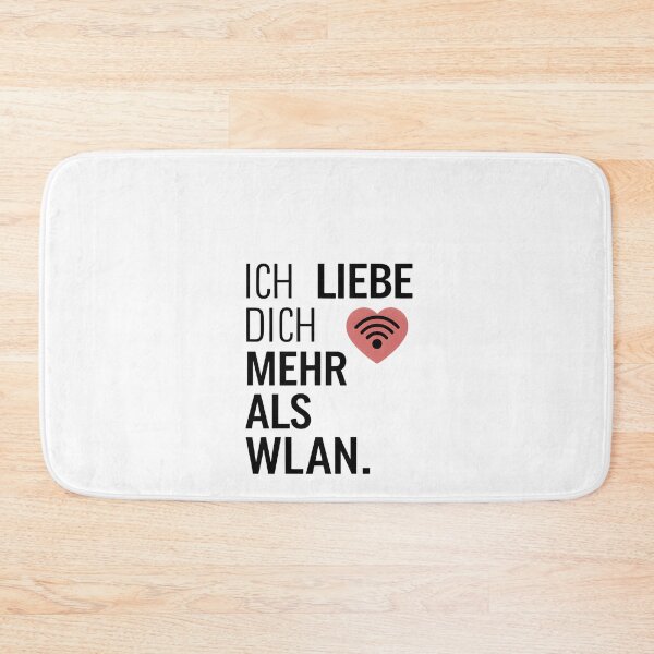 Item preview, I Love You More Than WLAN designed and sold by DZ-Merch.