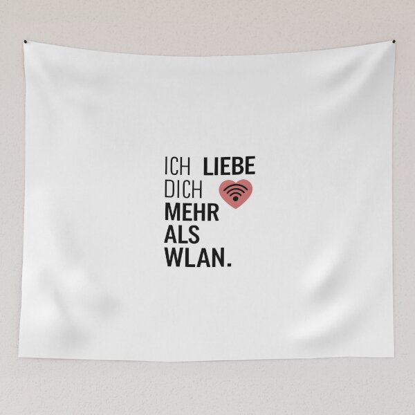 Item preview, I Love You More Than WLAN designed and sold by DZ-Merch.