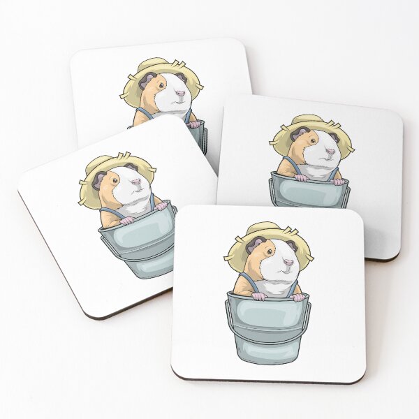 Item preview, Guinea pig Farmer Bucket designed and sold by Snabdesign84.