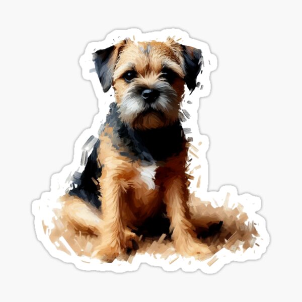 Item preview, Cute Border Terrier Puppy designed and sold by Now's Good Designs.