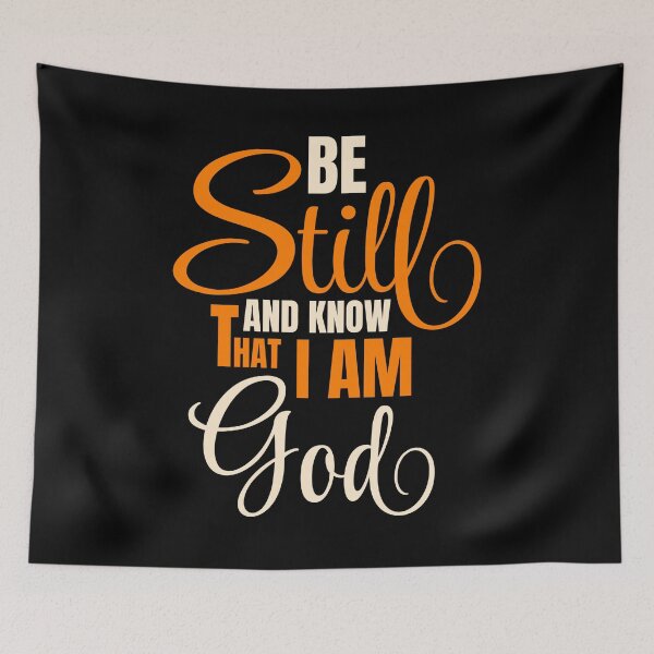 Item preview, Bible Verse Be Still And Know That I Am God designed and sold by Roland1980.