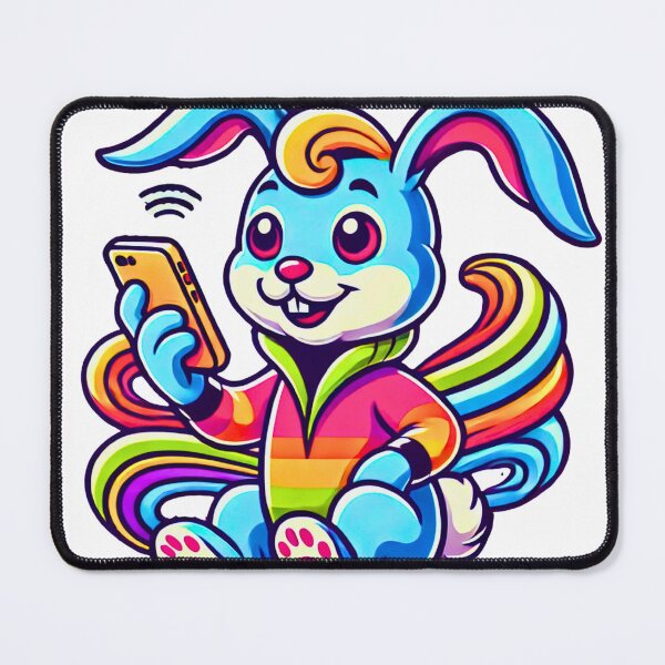 Item preview, Rabbits Rabbits with a phone designed and sold by Azazel77.
