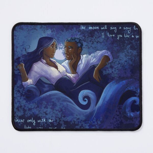 Item preview, Blaise and Neith (lyrics illustration) designed and sold by lucia-without-j.