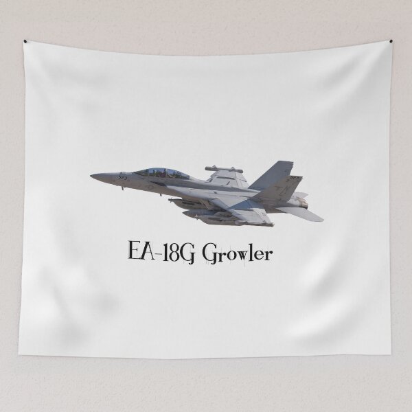 Item preview, American EA-18G Growler Electronic Warfare Jet Flying Towards The Left designed and sold by blindphotog.
