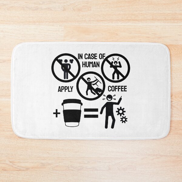 Item preview, IN CASE OF HUMAN APPLY COFFEE designed and sold by ST33R.