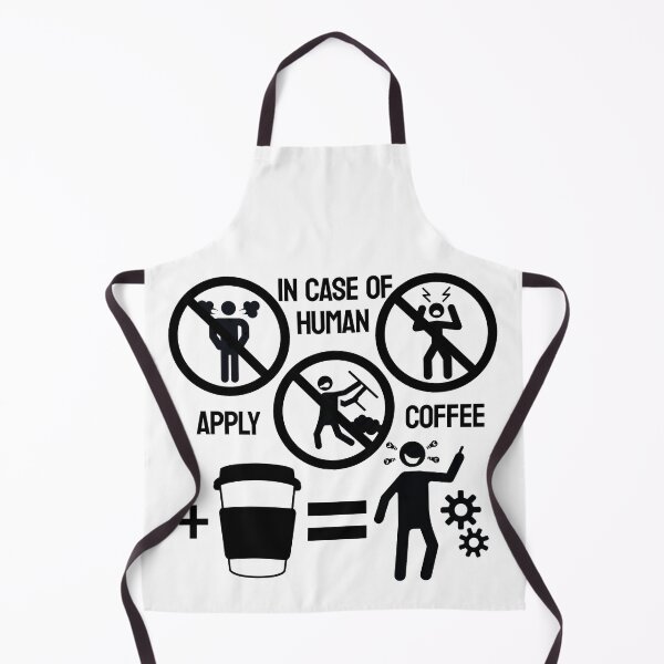 Item preview, IN CASE OF HUMAN APPLY COFFEE designed and sold by ST33R.