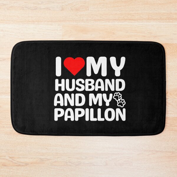Item preview, I Love My Husband And My Papillon designed and sold by TheAnimalZ00.