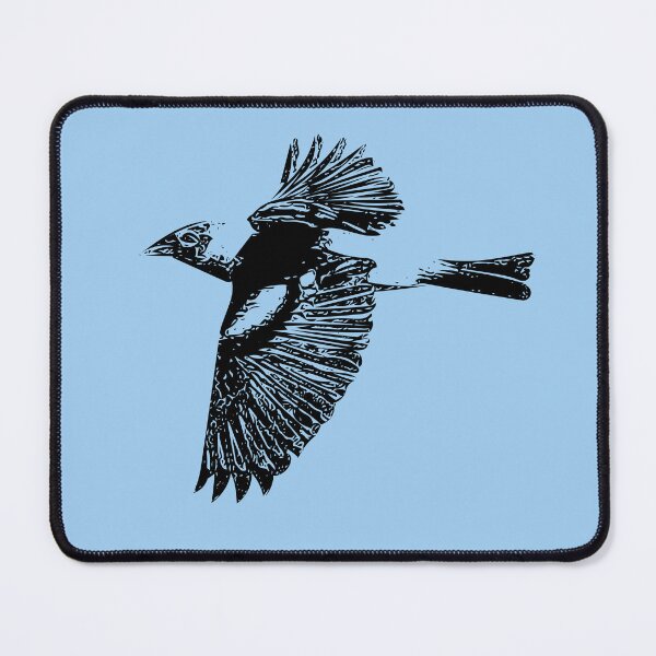 Item preview, Western Tanager Flying Black Design designed and sold by designsasstultd.