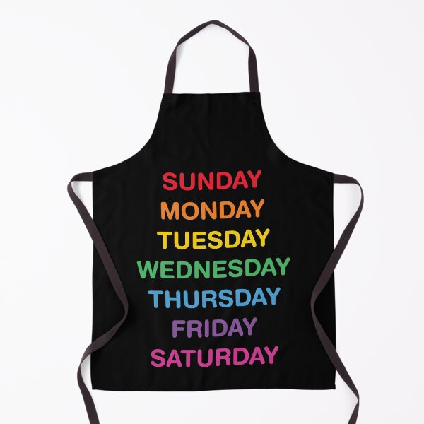 Item preview, Days of the Week nursery poster designed and sold by BuxomBabe21.