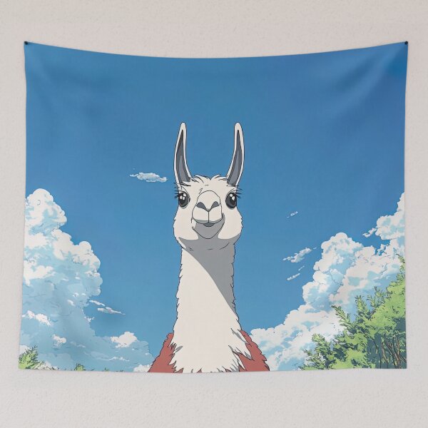 Item preview, llama | Anime style designed and sold by ComicsFactory.
