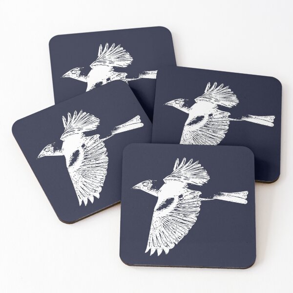 Item preview, Western Tanager Flying White Design  designed and sold by designsasstultd.