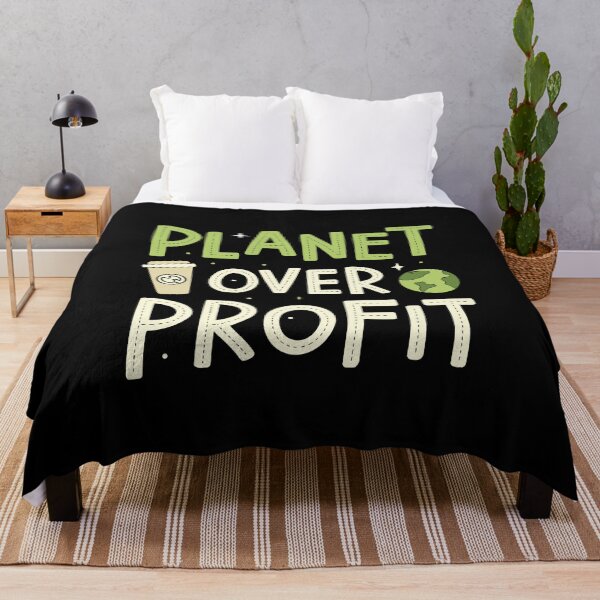 Item preview, Planet Over Profit | Protect Our Earth designed and sold by tmerchtrends.