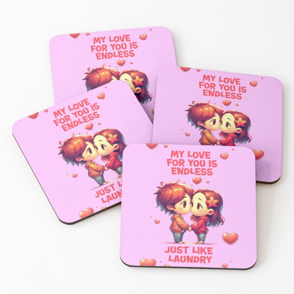 Item preview, My Love For You Is Endless Just Like Laundry Valentines Day designed and sold by TheFunnyGuyShop.
