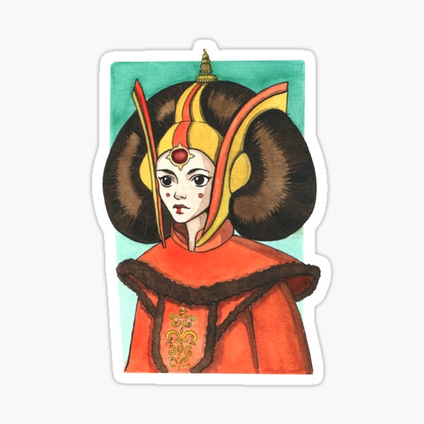 Vista previa del artículo con la obra «Reina Padmé Amidala», diseñado y vendido por Nathair23.
