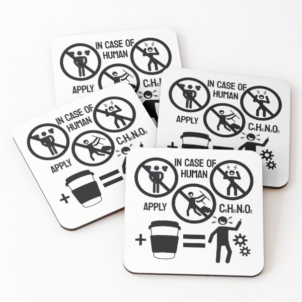 Item preview, I CASE OF HUMAN APPLY CAFFEINE designed and sold by ST33R.