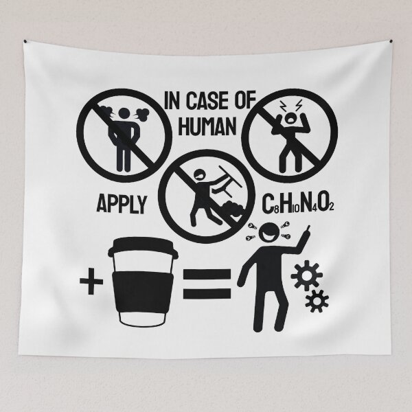 Item preview, I CASE OF HUMAN APPLY CAFFEINE designed and sold by ST33R.