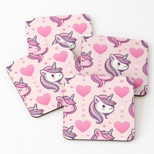 Item preview, Magical Unicorns and Hearts designed and sold by Furbulous Faces.