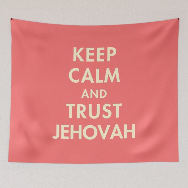 Item preview, Keep Calm and Trust Jehovah (red) JW designed and sold by Alla  Lily.
