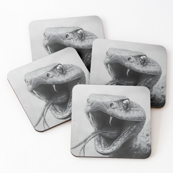 Item preview, Realistic Snake drawing designed and sold by Pencil-Art.