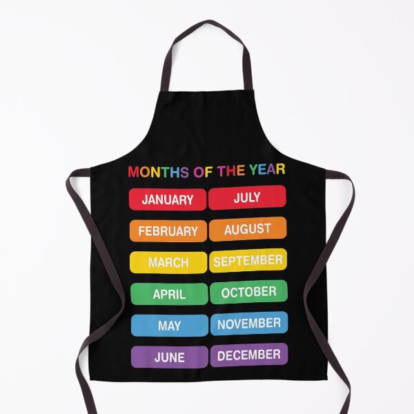 Item preview, Months of the Year nursery poster designed and sold by BuxomBabe21.