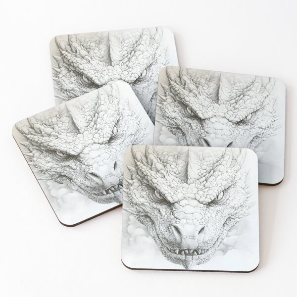 Item preview, Realistic Dragon drawing designed and sold by Pencil-Art.