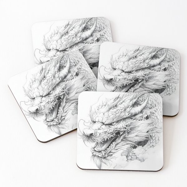 Item preview, Realistic Chinese Dragon pencil drawing designed and sold by Pencil-Art.