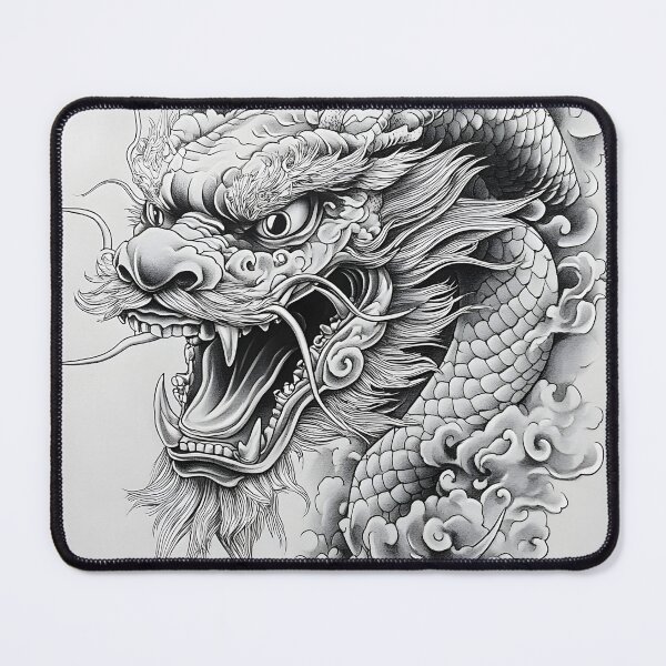 Item preview, Copy of Realistic Chinese Dragon pencil drawing designed and sold by Pencil-Art.