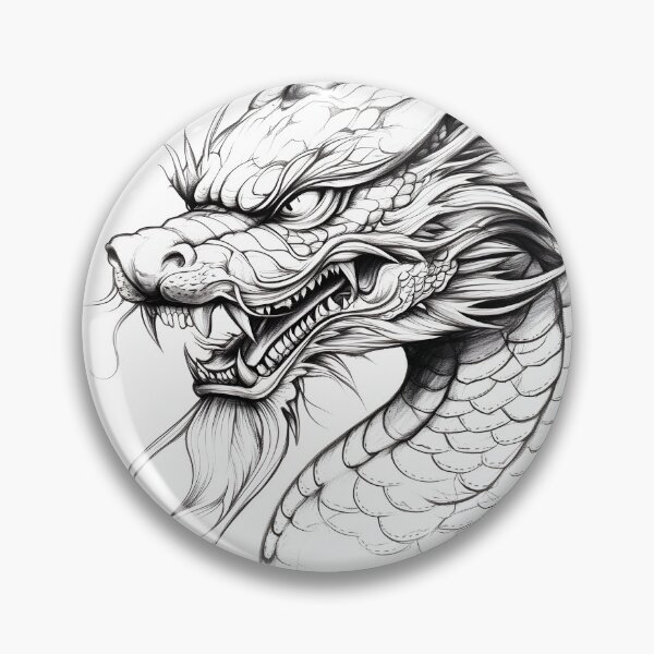 Item preview, Realistic Chinese Dragon pencil drawing designed and sold by Pencil-Art.