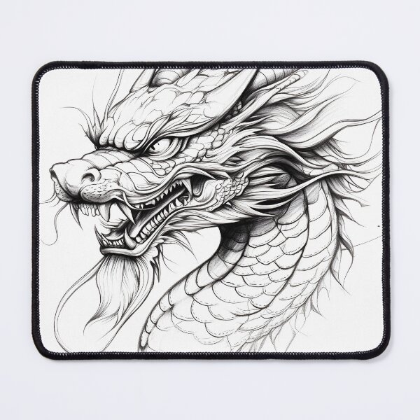 Item preview, Realistic Chinese Dragon pencil drawing designed and sold by Pencil-Art.