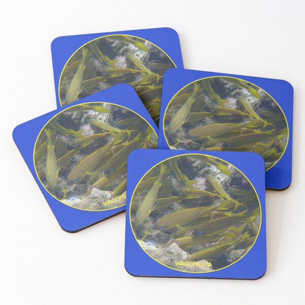 Item preview, Underwater - School of Yellow Fish in Bonaire by Wagonesta  designed and sold by Wagonesta.