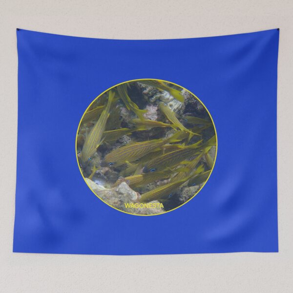 Item preview, Underwater - School of Yellow Fish in Bonaire by Wagonesta  designed and sold by Wagonesta.
