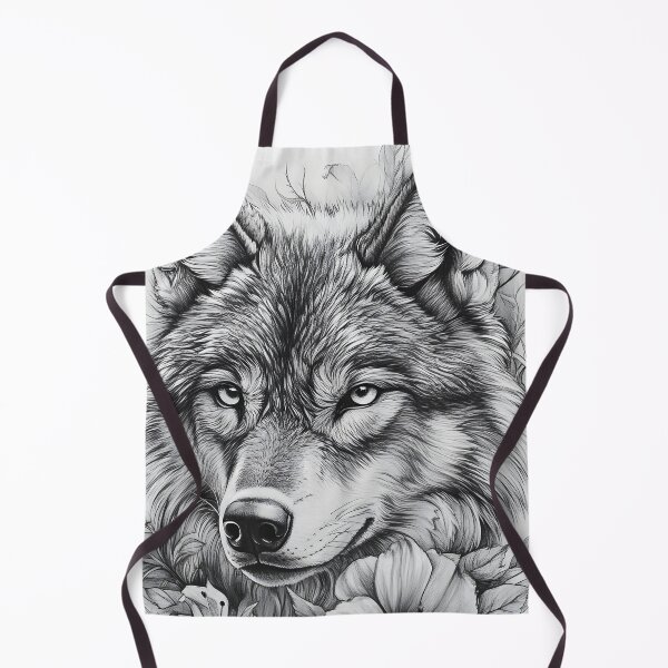 Item preview, Realistic Wolf pencil drawing designed and sold by Pencil-Art.