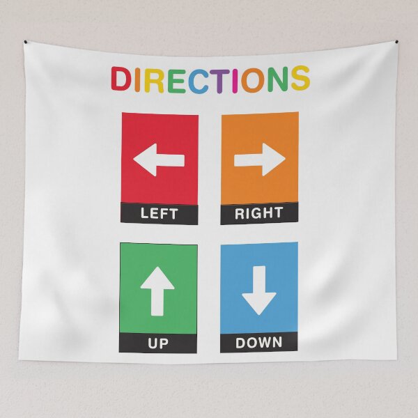 Item preview, Directions Nursery Poster designed and sold by BuxomBabe21.
