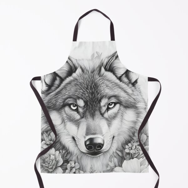 Item preview, Realistic Wolf pencil drawing designed and sold by Pencil-Art.