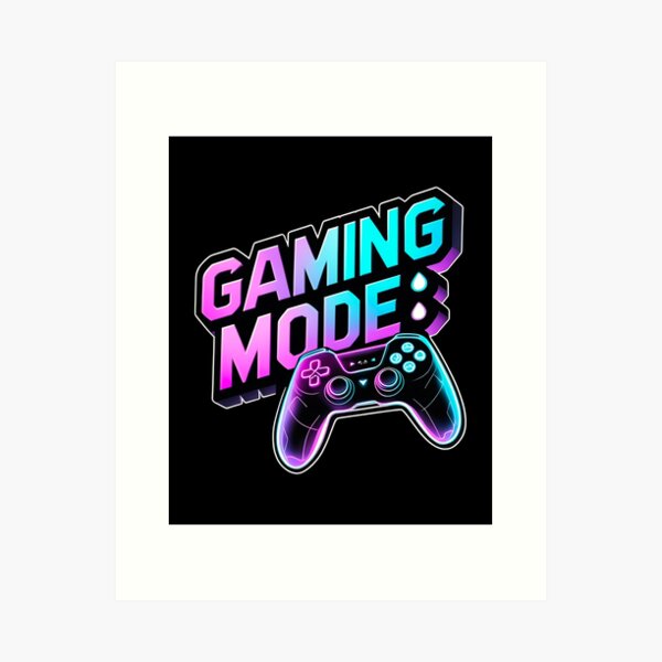 Item preview, Gaming Mode On T-Shirt Design designed and sold by BoutiqueMart.