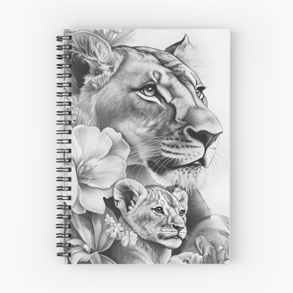 Item preview, Realistic lioness pencil drawing designed and sold by Pencil-Art.