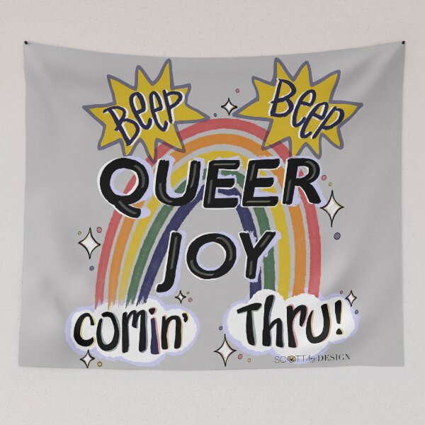 Item preview, Beep Beep! Queer Joy Comin' Thru! designed and sold by Haley Scott.