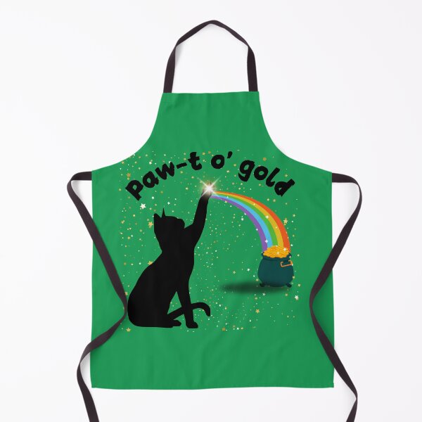 Item preview, St patricks day cat for kitty lovers - pot of gold for St Paddys Day designed and sold by DeeDeeDelights.
