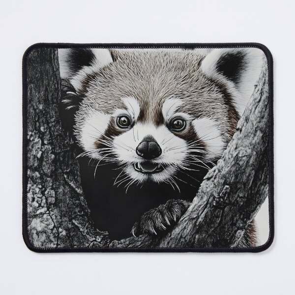 Item preview, Realistic Red Panda pencil drawing designed and sold by Pencil-Art.