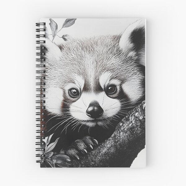 Item preview, Realistic Red Panda pencil drawing designed and sold by Pencil-Art.