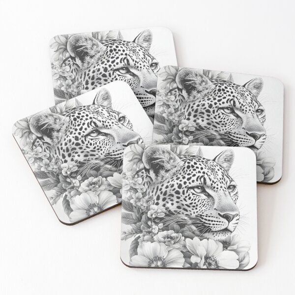 Item preview, Realistic leopard pencil drawing designed and sold by Pencil-Art.