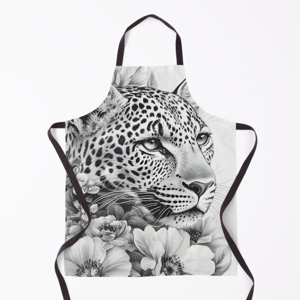 Item preview, Realistic leopard pencil drawing designed and sold by Pencil-Art.