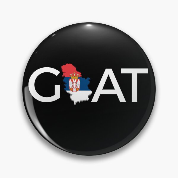 Item preview, GOAT greatest of all time  Serbian tennis designed and sold by Vesna7791.
